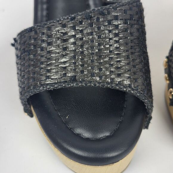 SARTO by Franco Sarto Wally Platform Sandal Wood Clog - Picture 11 of 16